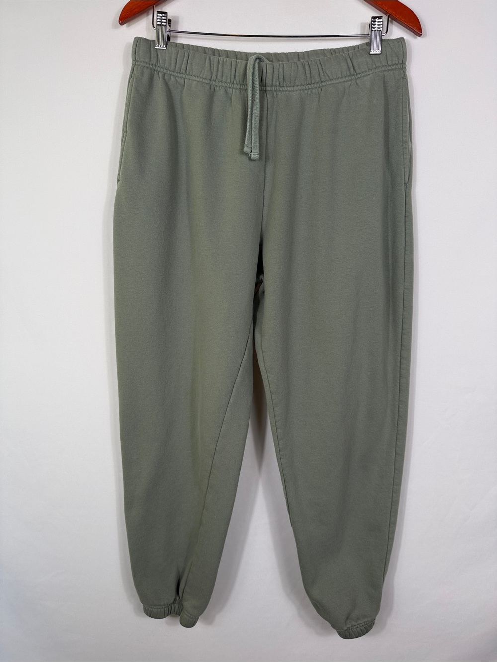 GAP Vintage Soft Sage Green Women's Drawstring Joggers. Size M. Pockets